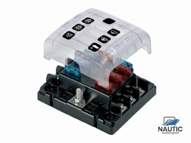 BEP Zekeringhouder ATO/ATC 6 quick connect terminals