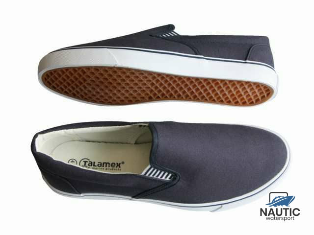 #Bootschoen canvas blauw 38