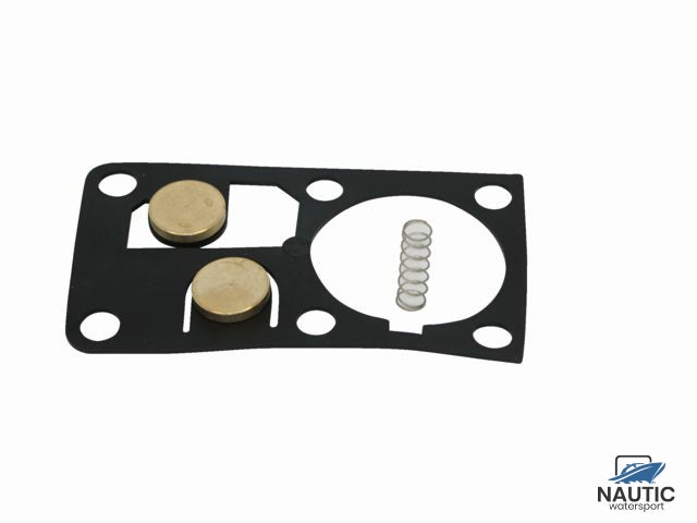 Topklep pakking met veer