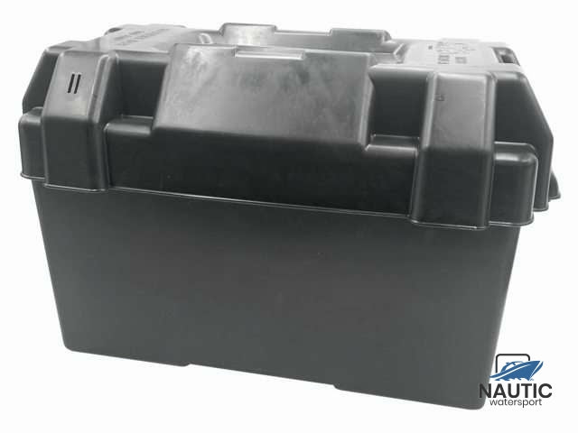 Accubak zwart 410x200x200mm