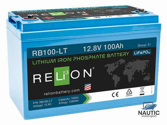 Accu lithium LiFePO4 12.8V 100Ah low temperature