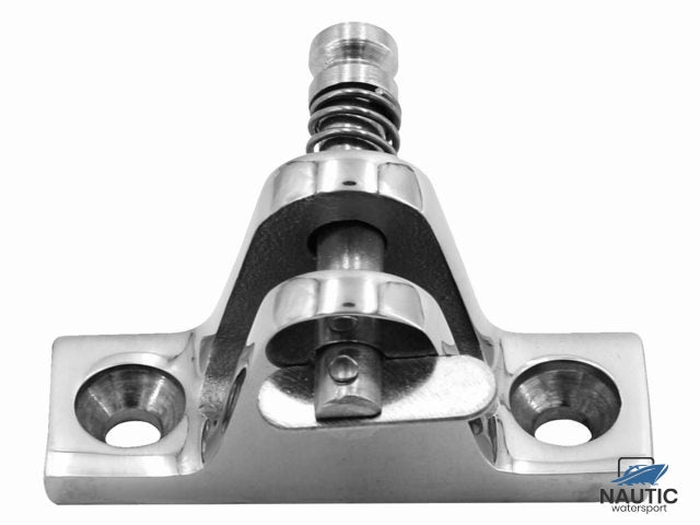 Talamex Buiskapbeslag RVS dekplaat 90° met dropnose pin