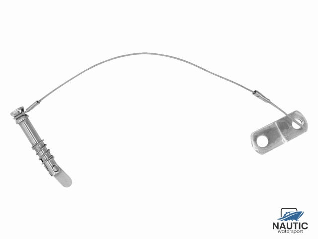 Talamex Dropnose pin RVS met kabel en montageplaat
