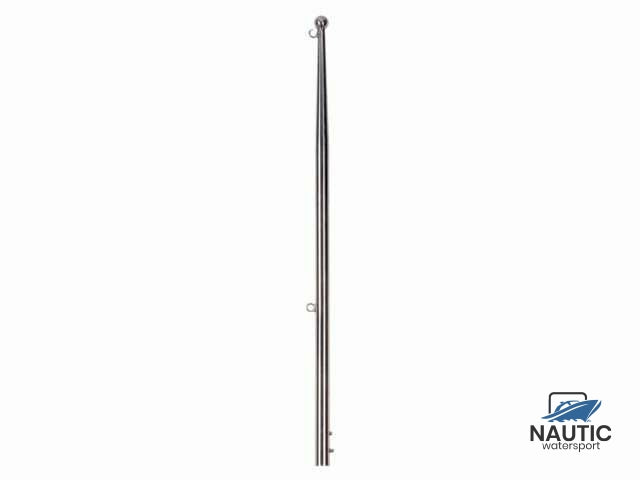 Talamex Vlaggenstok snap-lock RVS 25mm x 1200mm