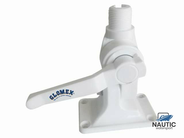 Glomex Antenne voet wit met hendel RA115
