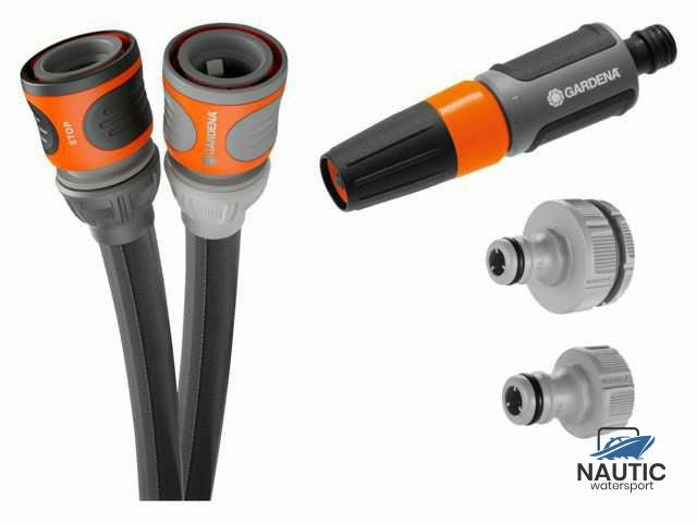 Textielslang set Liano Life met spuit en koppelingen 30m