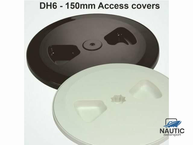 º Inspectieluik lierhendel uitsparing 150mm wit