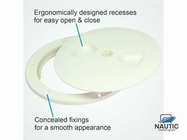 º Inspectieluik 150mm wit