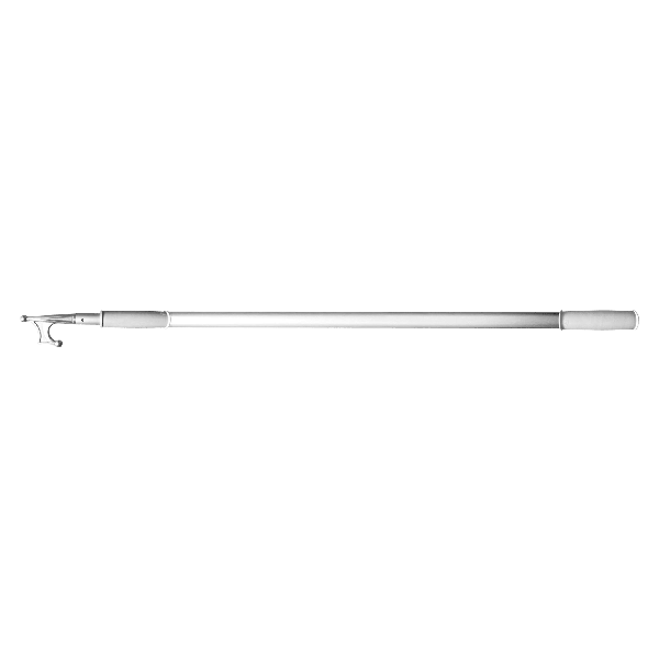 Trem Haakstok telescopisch 112-195cm met aluminium haak