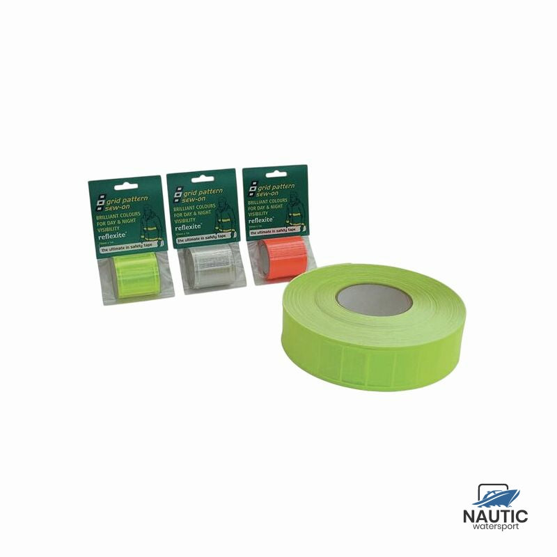 PSP Reflecterende tape red/orange 50mm 1m