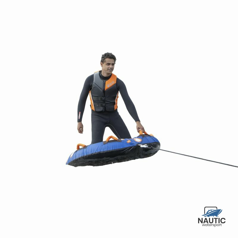 Besto Neopreen 50N S Zwart/Grijs/Oranje