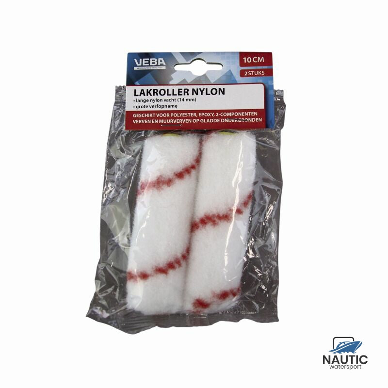 Veba Verfrol nylon 10cm 14mm vacht (2 stuks)