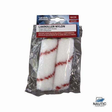 Veba Verfrol nylon 10cm 14mm vacht (2 stuks)