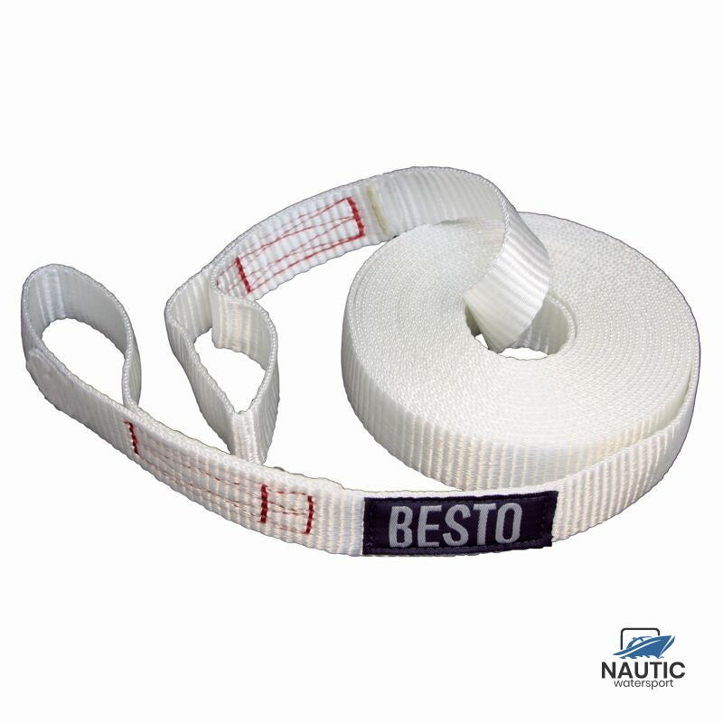 Besto Looplijn 6m 25mm met 2 ogen
