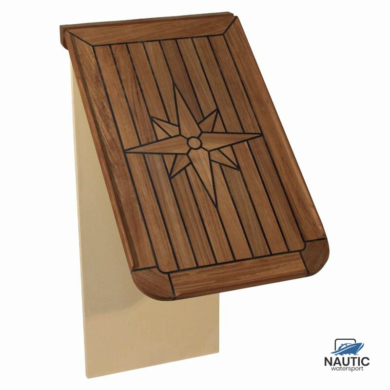 Tafelblad teak 'balcony' 38x60cm
