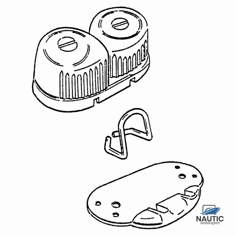 RF5404 kleine Seilführung schwarz