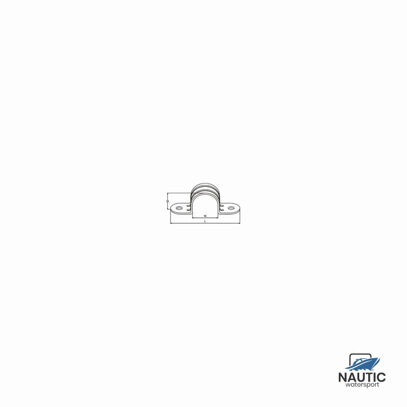 Talamex Buiskapbeslag RVS buisadapter breed