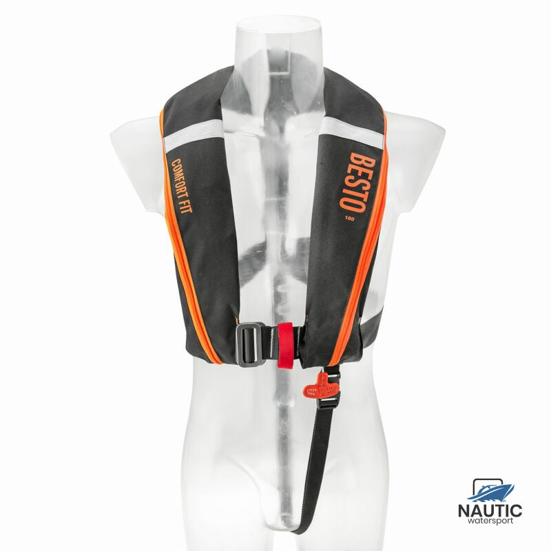 Besto Comfort fit 180N mh schwarz/orange
