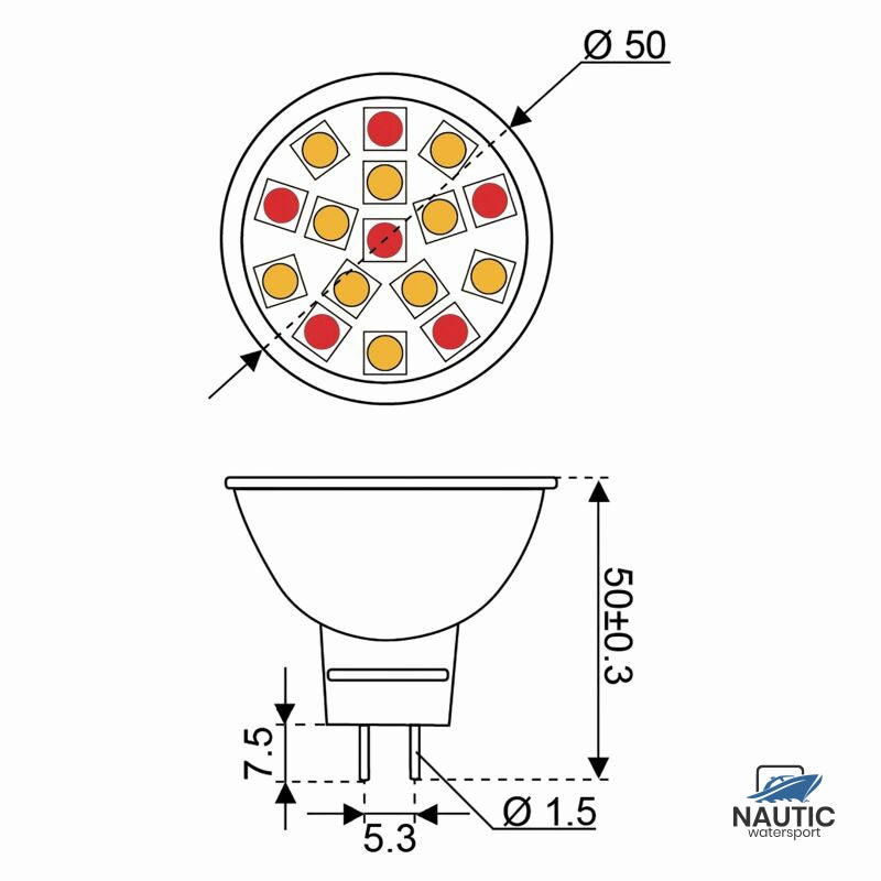 Talamex Ledlamp led16 10-30V G4-onder