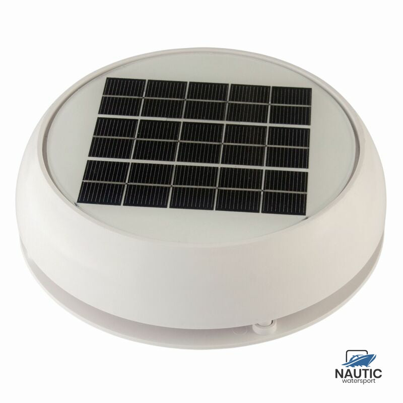 3" Day/Night Solar Vent - White