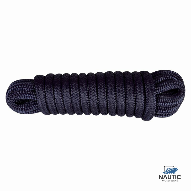 Mooring rope polyester navy 12mm 6m