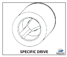 Talamex Neoprene outboard impeller specific drive